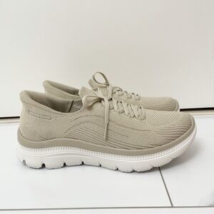 Skechers Slip Ins Comfort Wide Fit Walking Casual Lace Up Sneakers Shoes